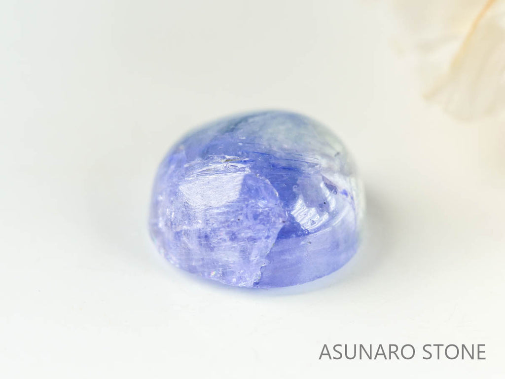 バイカラーゾイサイト（タンザナイト）  カボション　タンザニア産　　1.19ct【230215-1495】