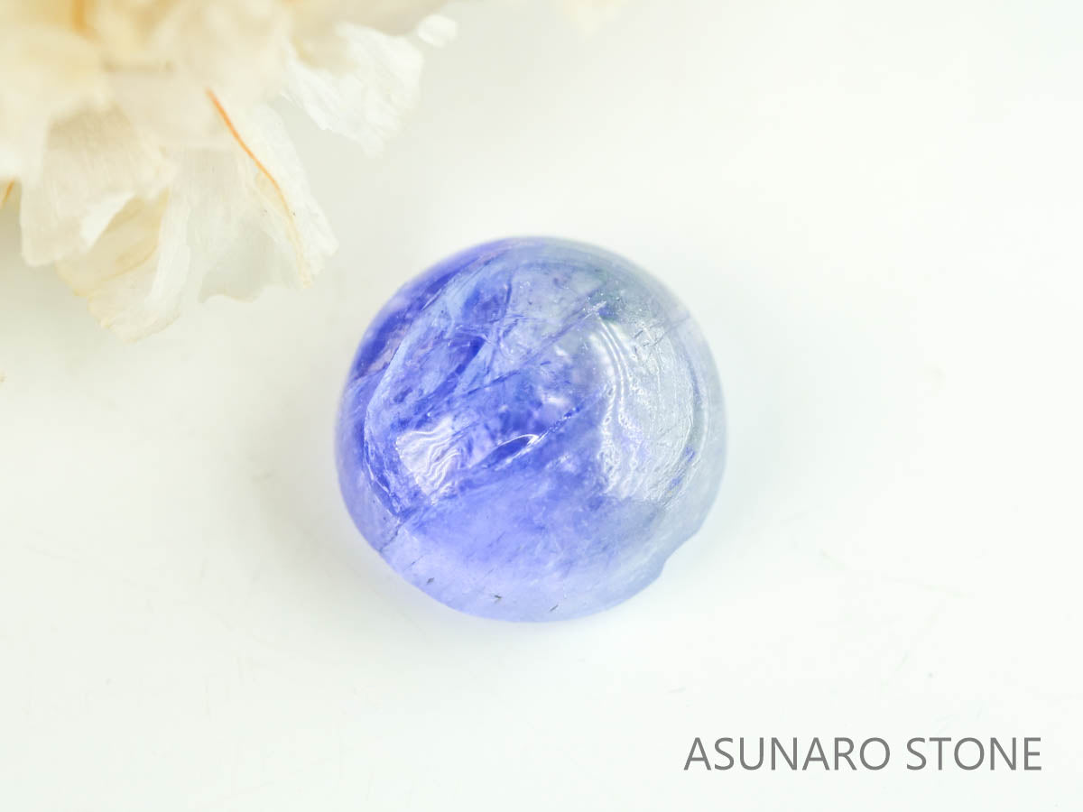 バイカラーゾイサイト（タンザナイト）  カボション　タンザニア産　1.01ct【230215-1498】