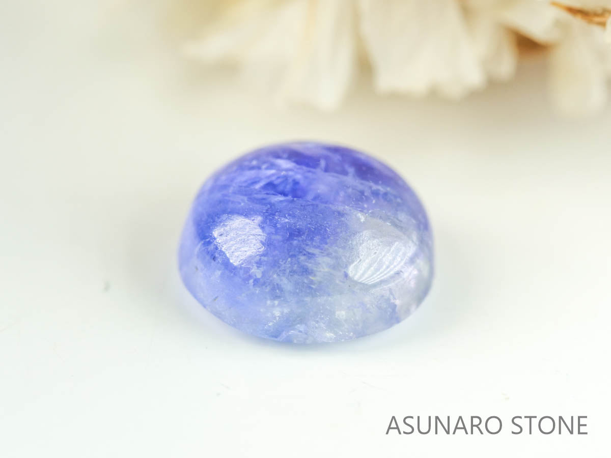 バイカラーゾイサイト（タンザナイト）  カボション　タンザニア産　1.01ct【230215-1498】