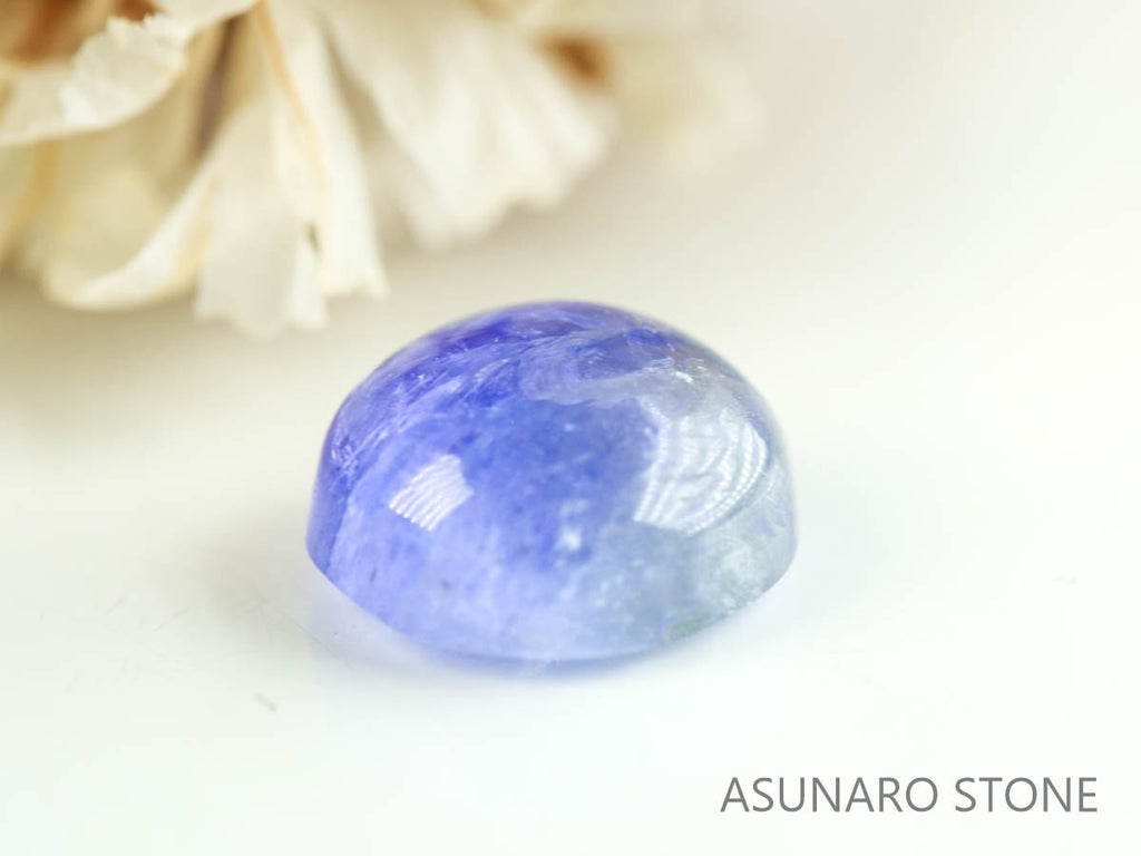 バイカラーゾイサイト（タンザナイト）  カボション　タンザニア産　1.01ct【230215-1498】