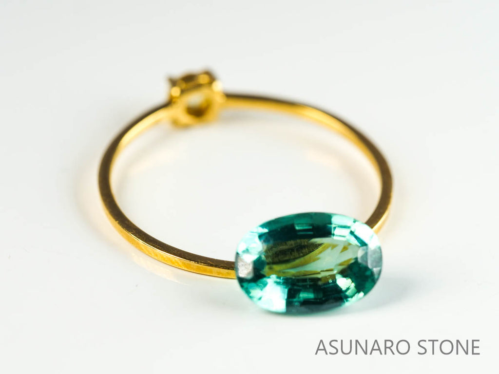 ブルートルマリン　オーバルカット　アフガニスタン産　　1.36ct【230313-1617】