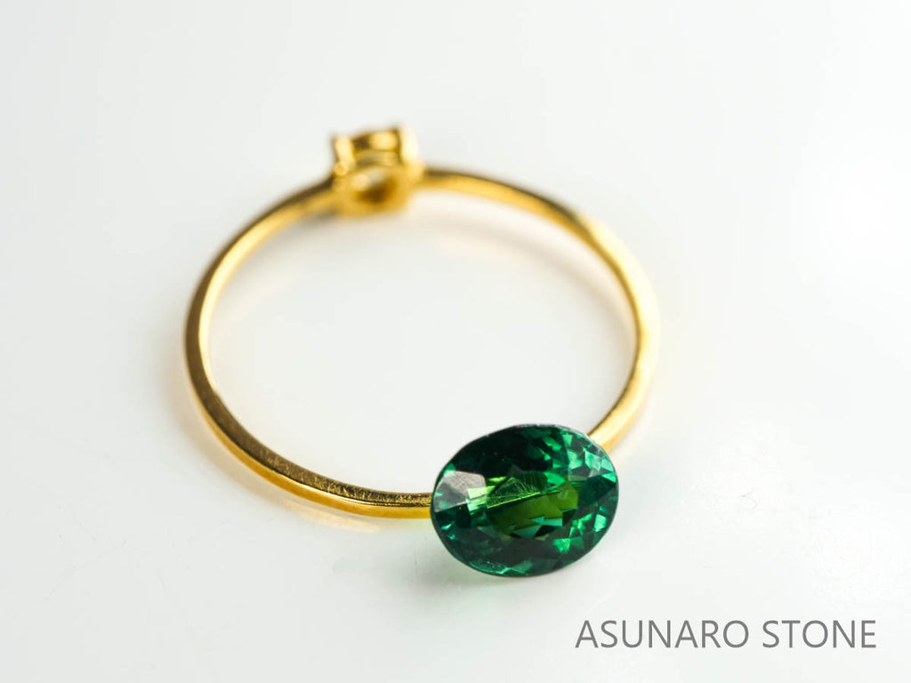 ブルーグリーントルマリン　オーバルカット　アフガニスタン産　　1.13ct【230313-1619】