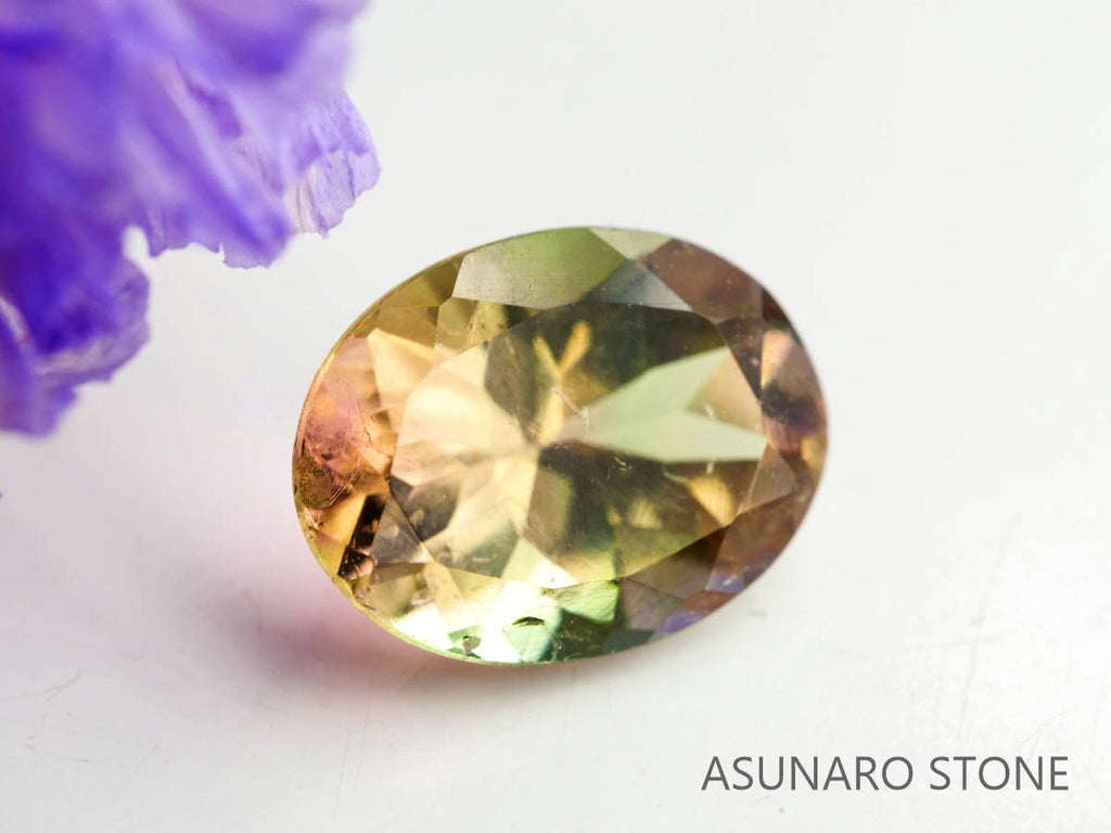 フルーティーカラートルマリン　オーバルカット　ブラジル産　　1.22ct【230313-1625】