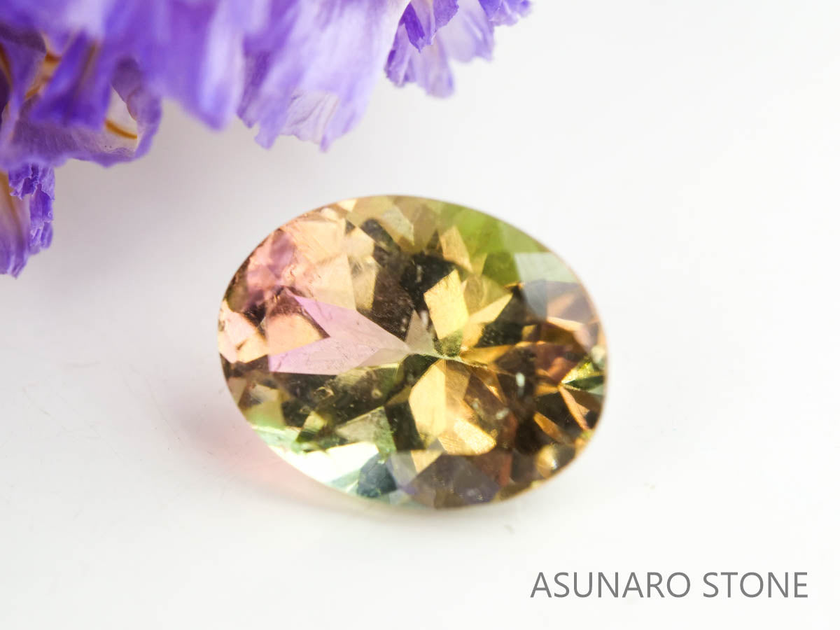 フルーティーカラートルマリン　オーバルカット　ブラジル産　　1.22ct【230313-1625】