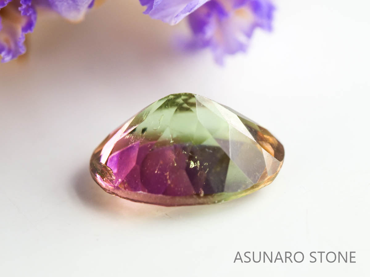 フルーティーカラートルマリン　オーバルカット　ブラジル産　　1.22ct【230313-1625】