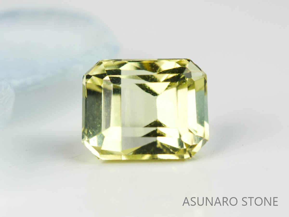 シャンパンカラートルマリン　エメラルドカット　ルワンダ産　　1.28ct【230313-1628】