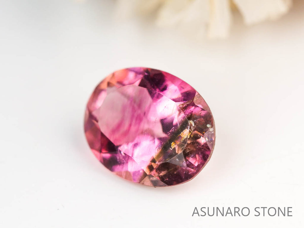 バイカラートルマリン　オーバルカット　ブラジル産　　1.11ct【230313-1630】