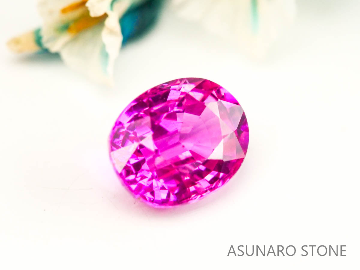 非加熱ルビー　オーバルカット　 タイ産　0.36ct  【230220-1505】