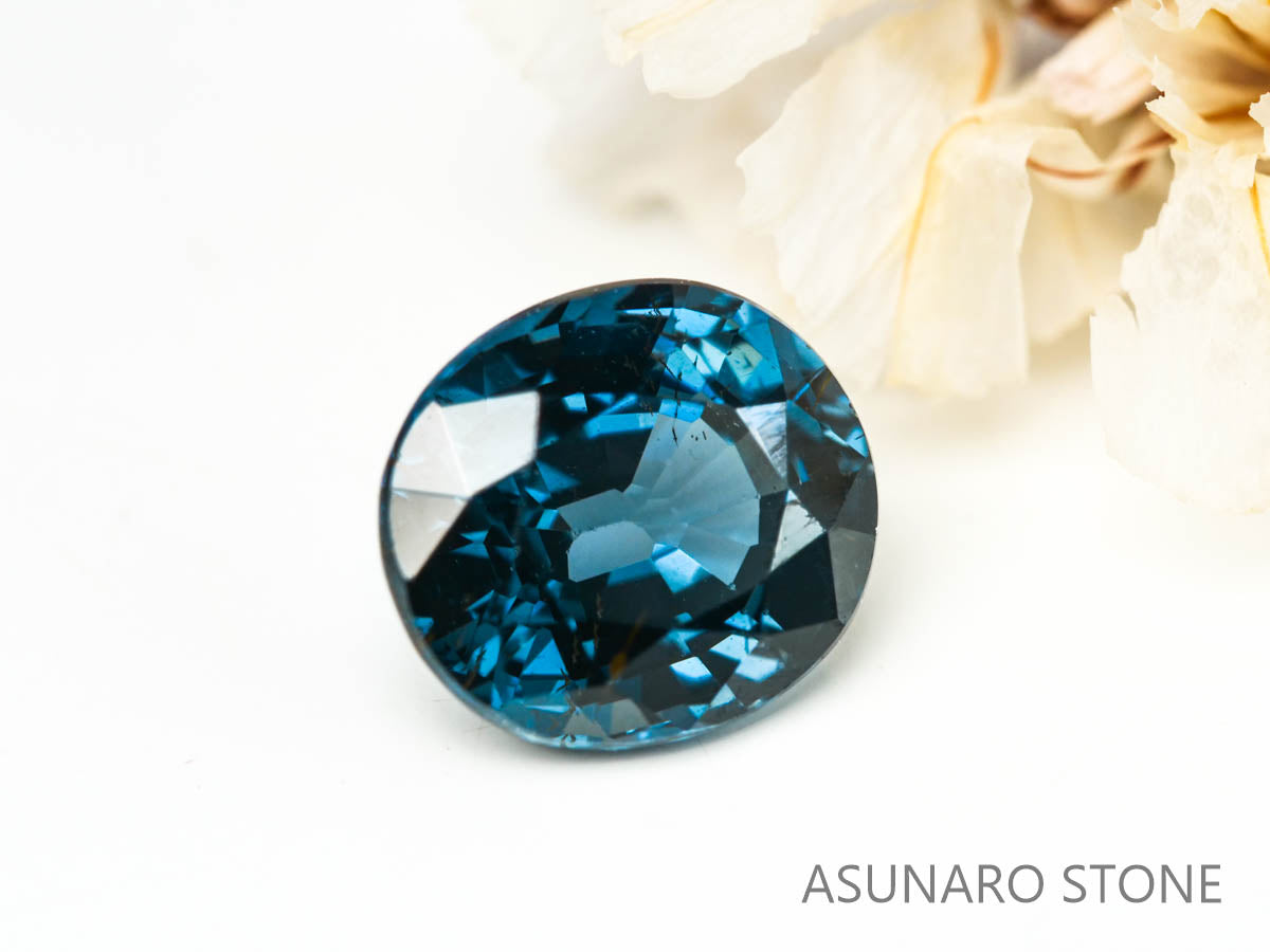 ブルースピネル オーバルカット スリランカ産 1.15ct 【220926-1513