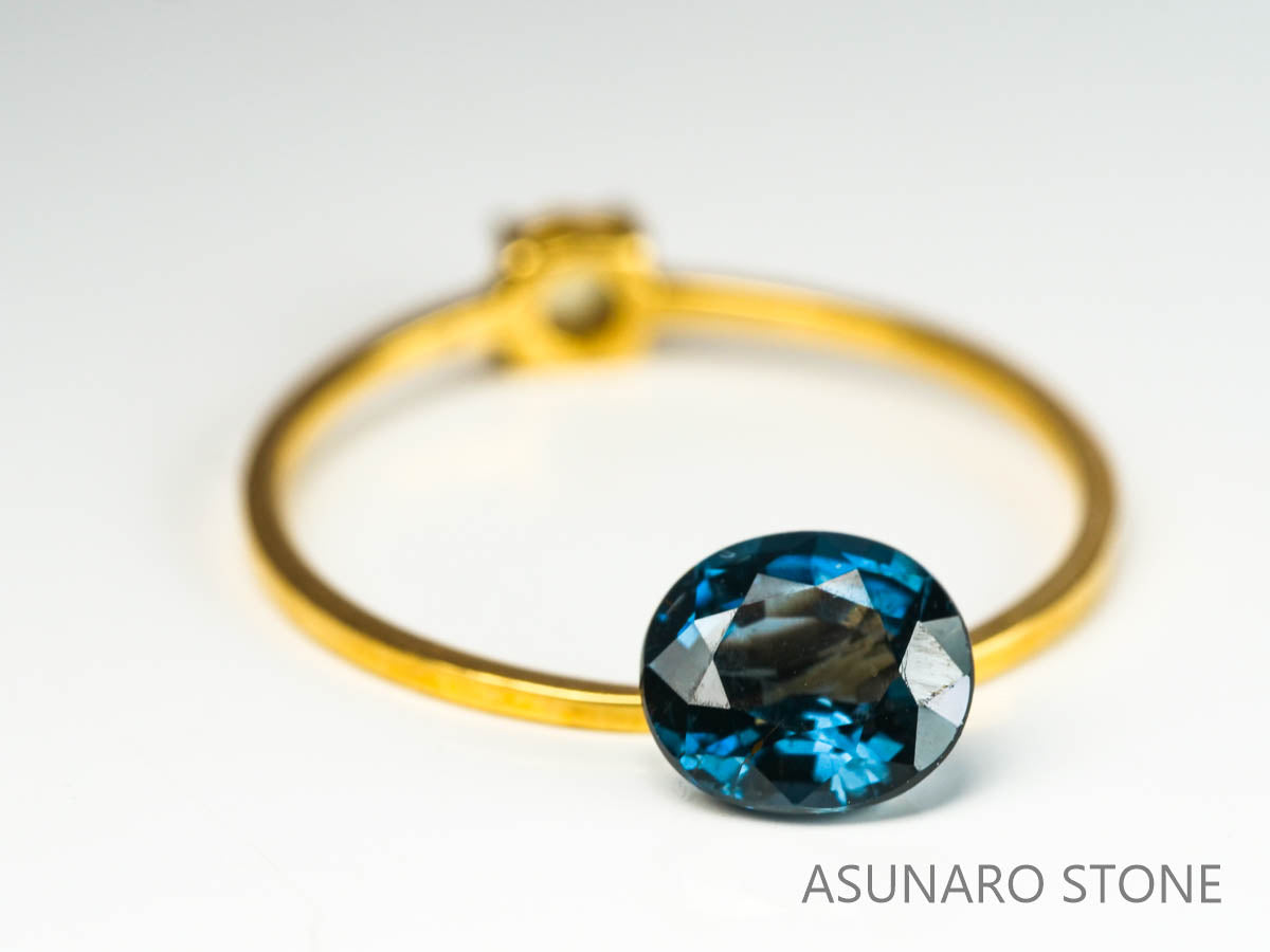 ブルースピネル 　オーバルカット　スリランカ産　1.15ct　【220926-1513】