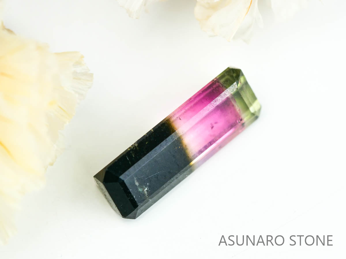 パーティーカラードトルマリン　エメラルドカット　ブラジル産　　1.33ct【230313-1634】