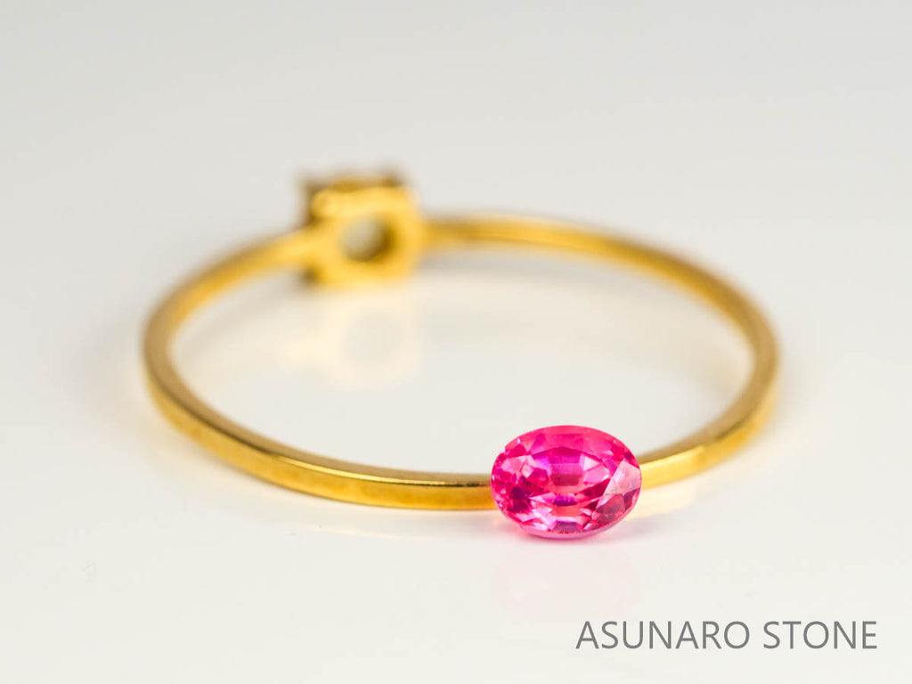 ホットピンクスピネル 　オーバルカット　スリランカ産　0.28ct　【230227-1516】