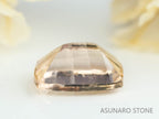 シャンパンカラートルマリン　コンケーブカット　ルワンダ産　　0.85ct【230303-1540】