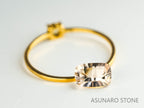 シャンパンカラートルマリン　コンケーブカット　ルワンダ産　　0.85ct【230303-1540】