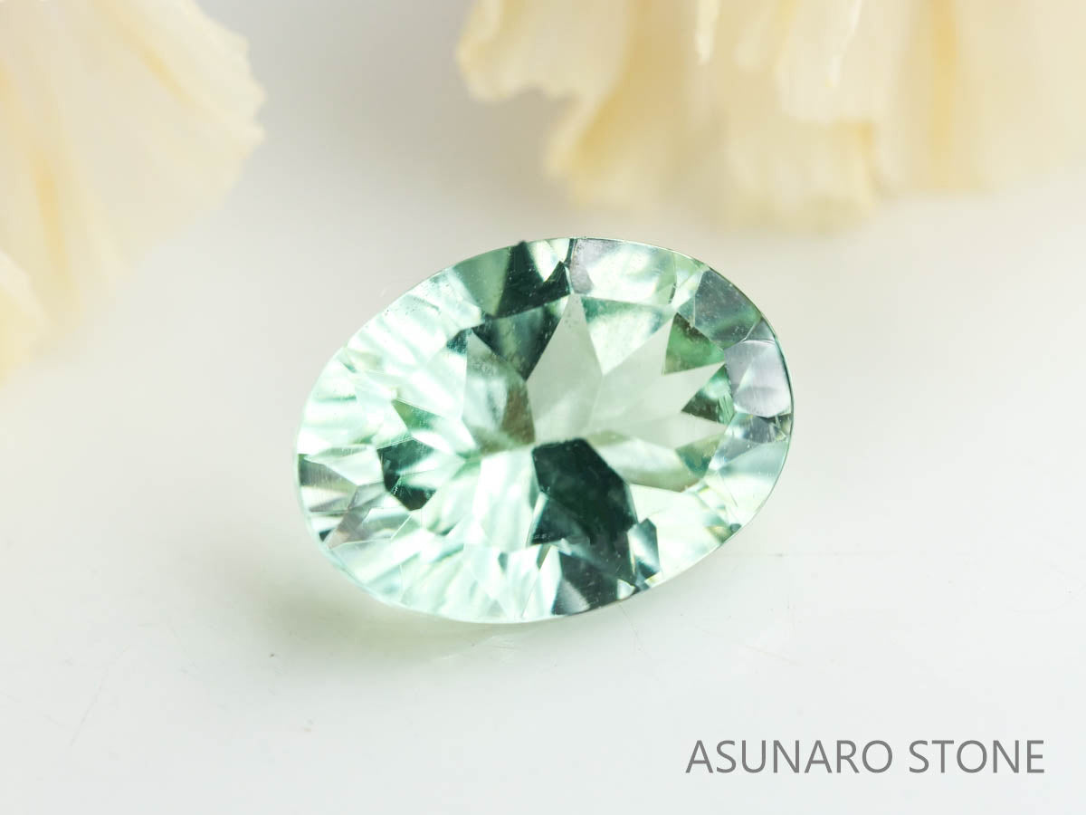 ミントブルートルマリン　コンケーブカット　ルワンダ産　　1.16ct【230303-1543】