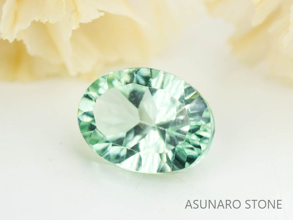 ミントブルートルマリン　コンケーブカット　ルワンダ産　　1.16ct【230303-1543】