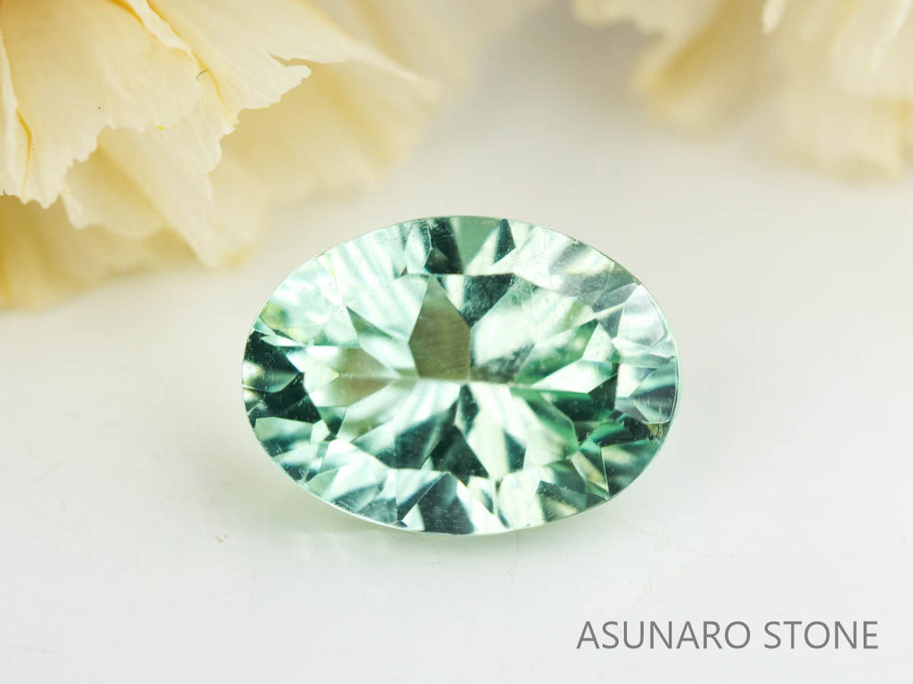 ミントブルートルマリン　コンケーブカット　ルワンダ産　　1.16ct【230303-1543】