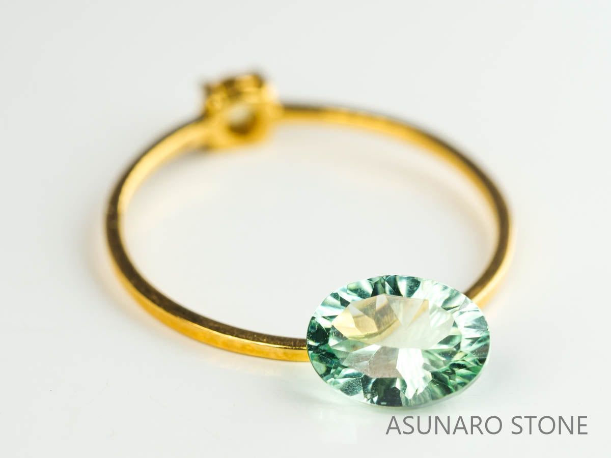 ミントブルートルマリン　コンケーブカット　ルワンダ産　　1.16ct【230303-1543】