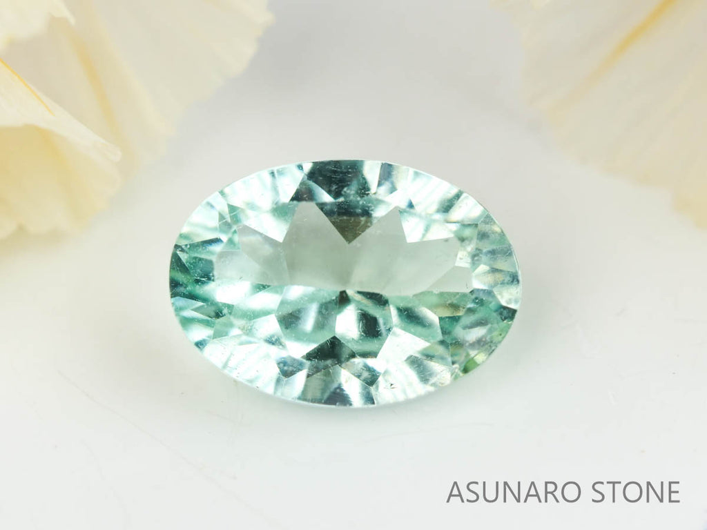 シーフォームトルマリン　コンケーブカット　ルワンダ産　　0.76ct【230303-1544】