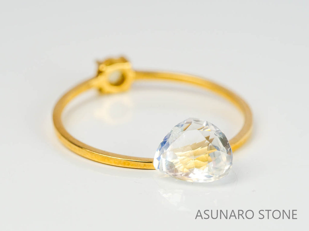 アンデシンラブラドライト  マロンカット　マダガスカル産　　0.88ct【230329-1553】