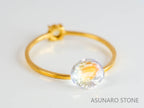 アンデシンラブラドライト  ラウンドカット　マダガスカル産　　0.90ct【230329-1555】