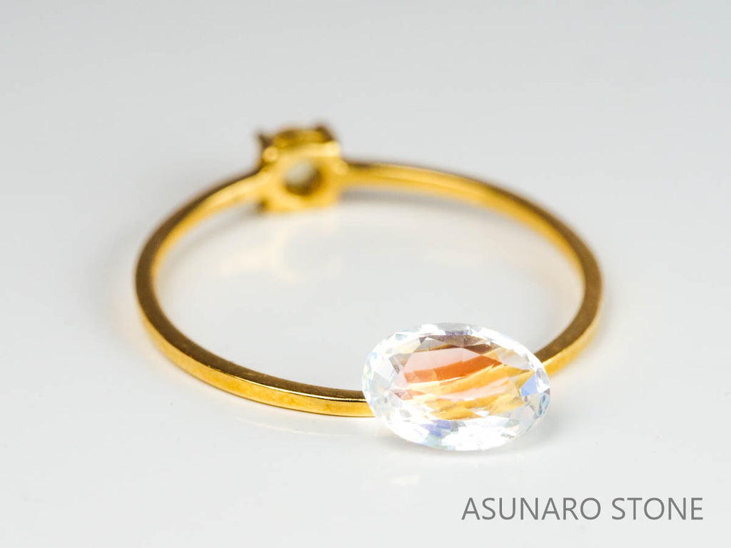 アンデシンラブラドライト　オーバルカット　マダガスカル産　　0.71ct【230329-1560】