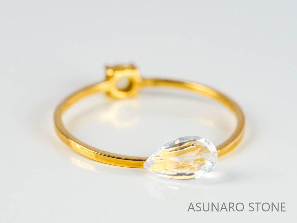 アンデシンラブラドライト　ペアシェイプ　マダガスカル産　　0.47ct【230329-1562】