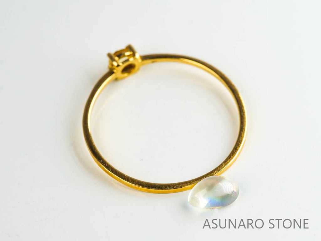 アンデシンラブラドライト　カボション　マダガスカル産　　0.39ct【230329-1568】