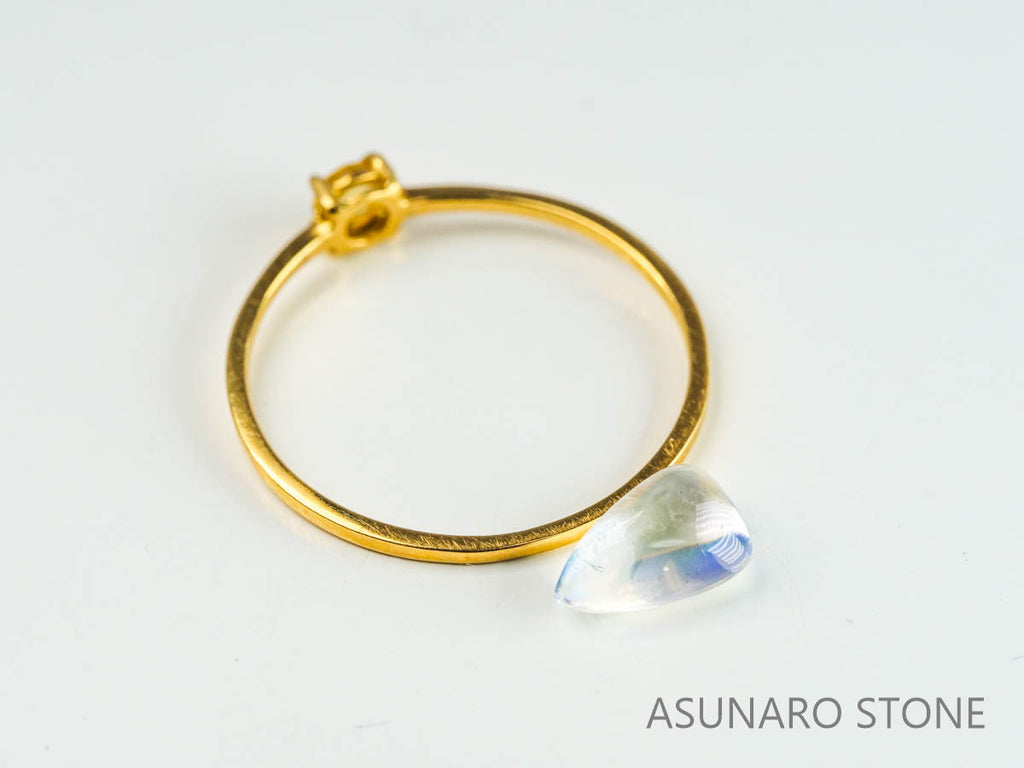 アンデシンラブラドライト　カボション　マダガスカル産　　0.85ct【230329-1577】