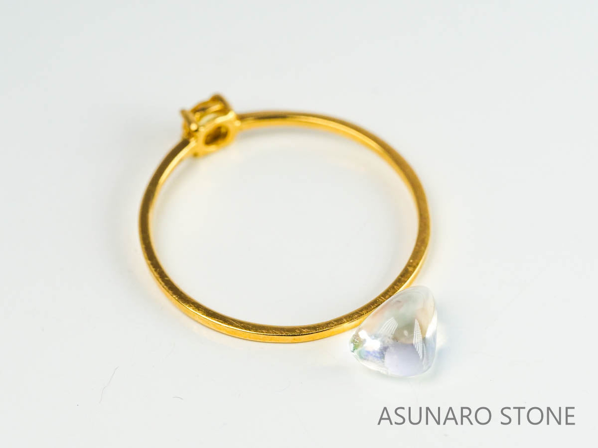 アンデシンラブラドライト　カボション　マダガスカル産　　0.82ct【230329-1578】