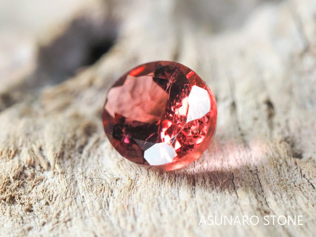 バイカラーピンクトルマリン オーバルカット コンゴ産 0.77ct【pt21030220】