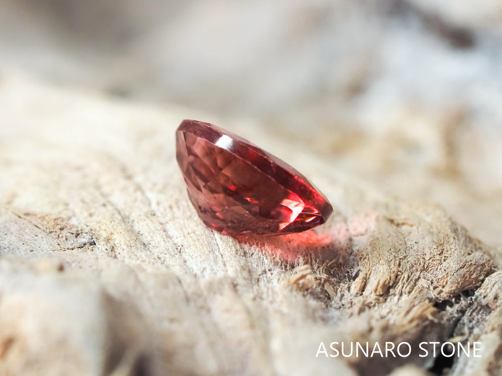 バイカラーピンクトルマリン オーバルカット コンゴ産 0.77ct【pt21030220】