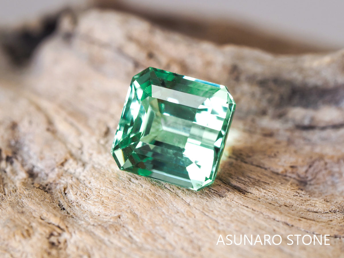 シーフォームトルマリン アッシャーカット アフガニスタン産 1.58ct【pt21030227】