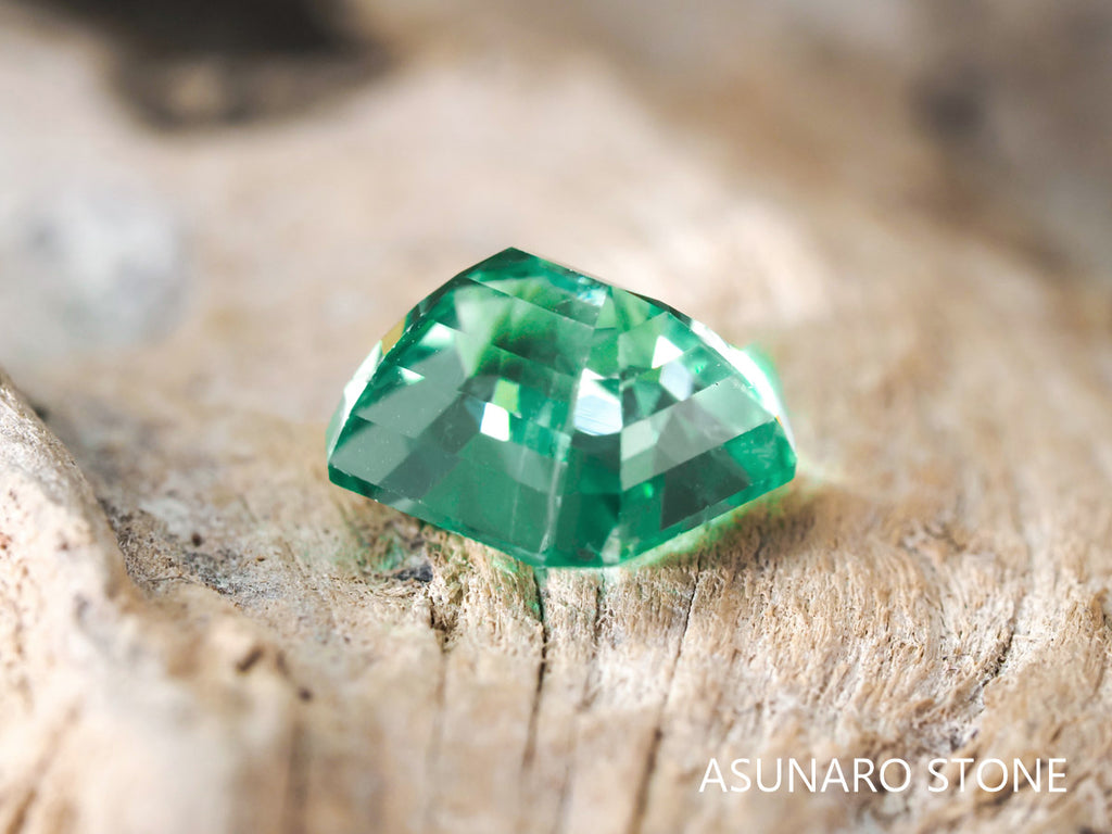 シーフォームトルマリン アッシャーカット アフガニスタン産 1.58ct【pt21030227】