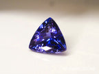 タンザナイト  トリリアントカット タンザニア産 日独ソーティング付 2.94ct【tn21040236】