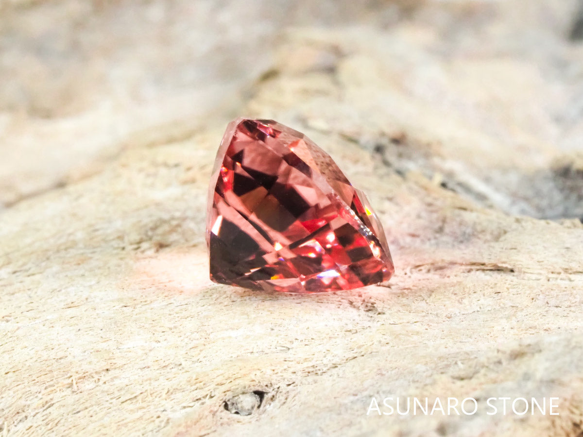 チェリーピンクトルマリン マロンカット コンゴ産 1.44ct【tm21040247】