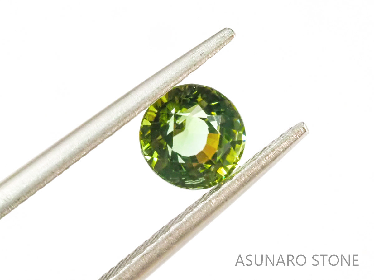 ミントカラートルマリン ラウンドカット コンゴ産 0.93ct【tm21040279】