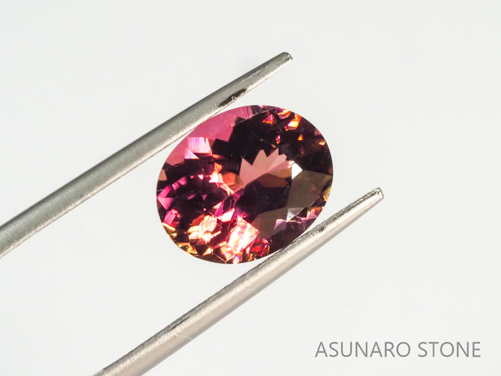 バイカラートルマリン オーバルカット ルワンダ産 3.37ct【tm210529-0291】