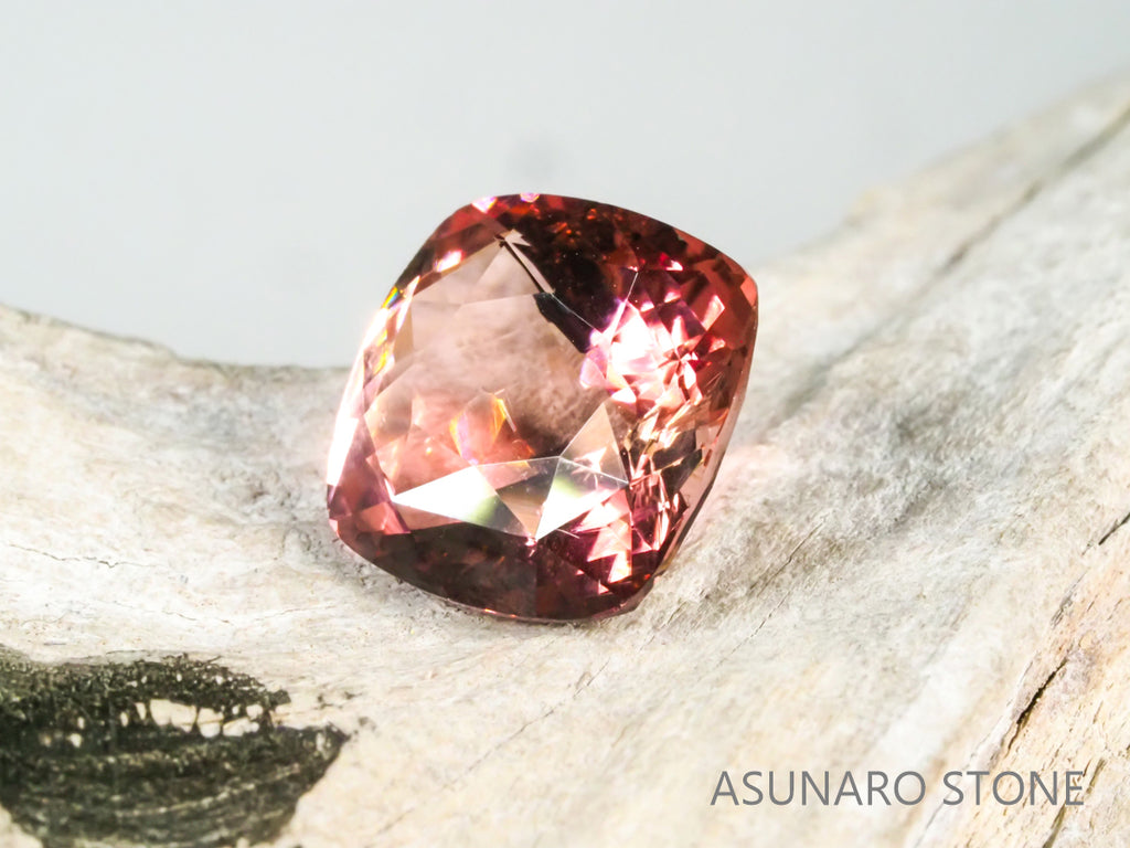 バイカラートルマリン クッションカット コンゴ産 4.86ct【tm210529-0294】