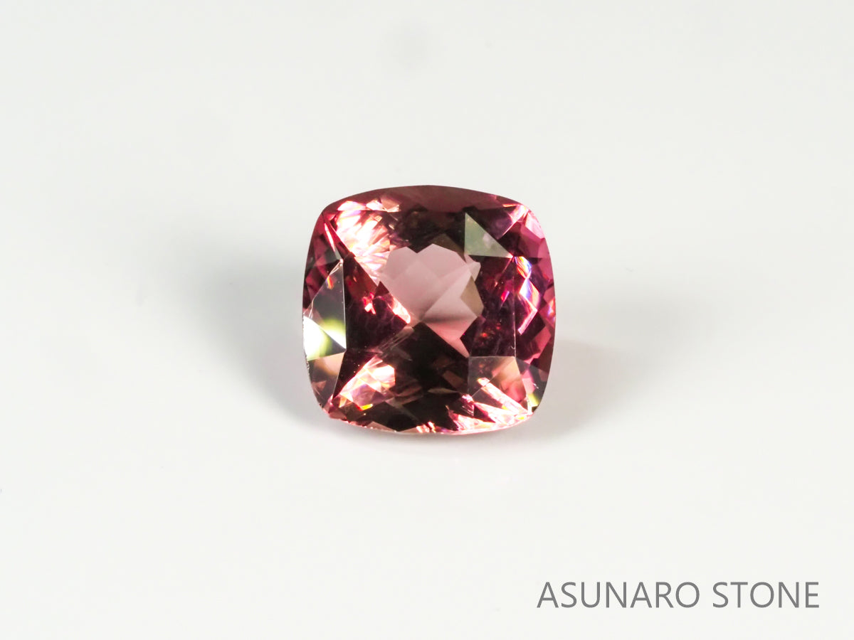 バイカラートルマリン クッションカット コンゴ産 4.86ct【tm210529-0294】