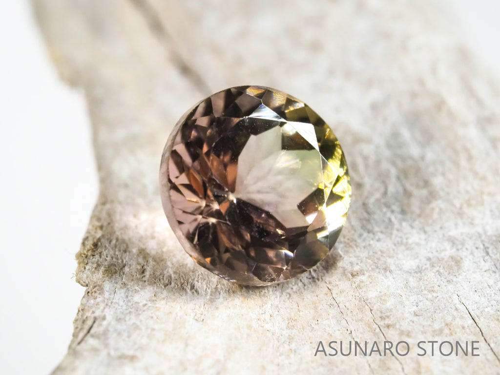 バイカラートルマリン ラウンドカット ブラジル産 1.21ct【pt21050295】