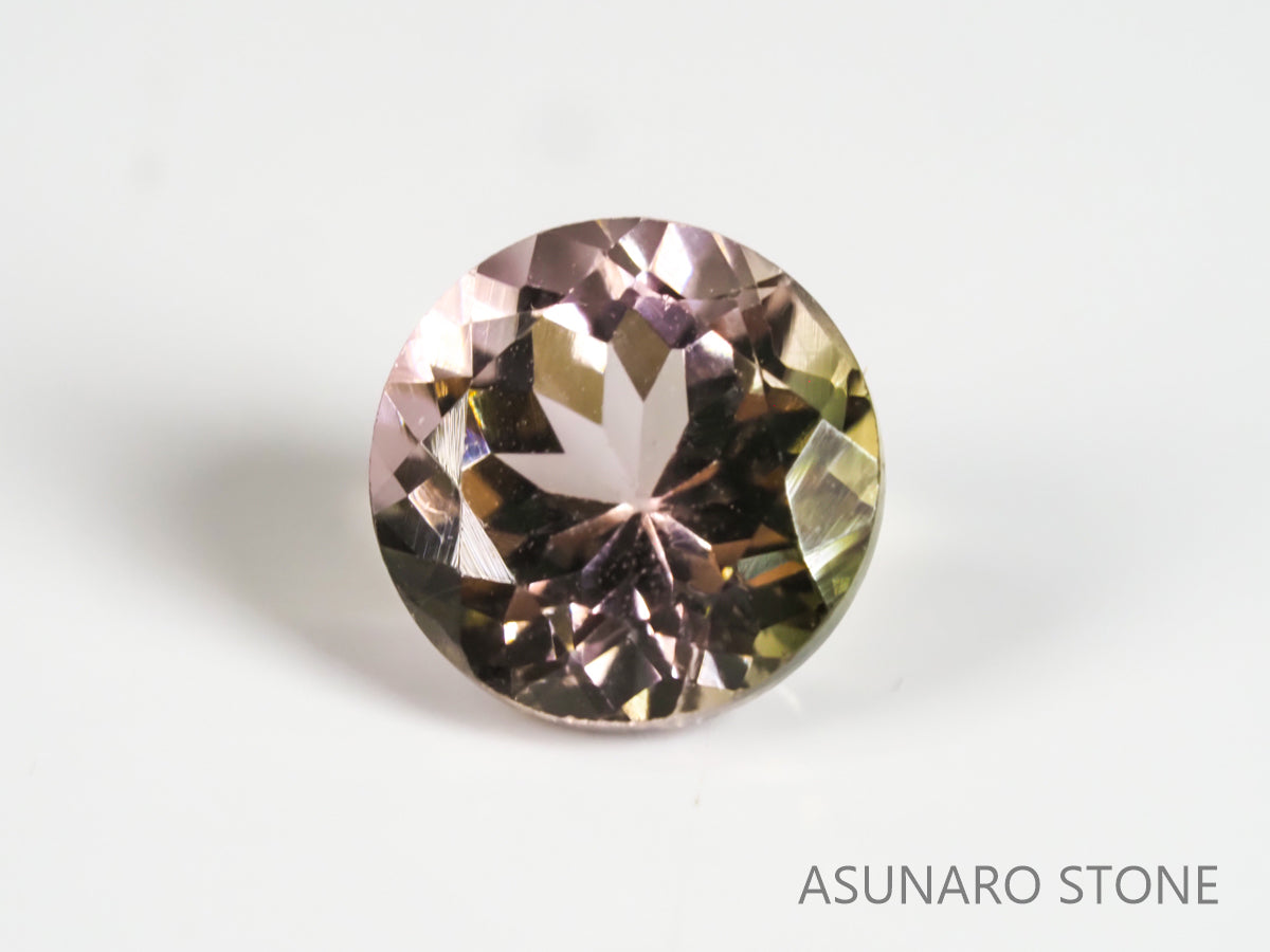 バイカラートルマリン ラウンドカット ブラジル産 1.21ct【pt21050295】