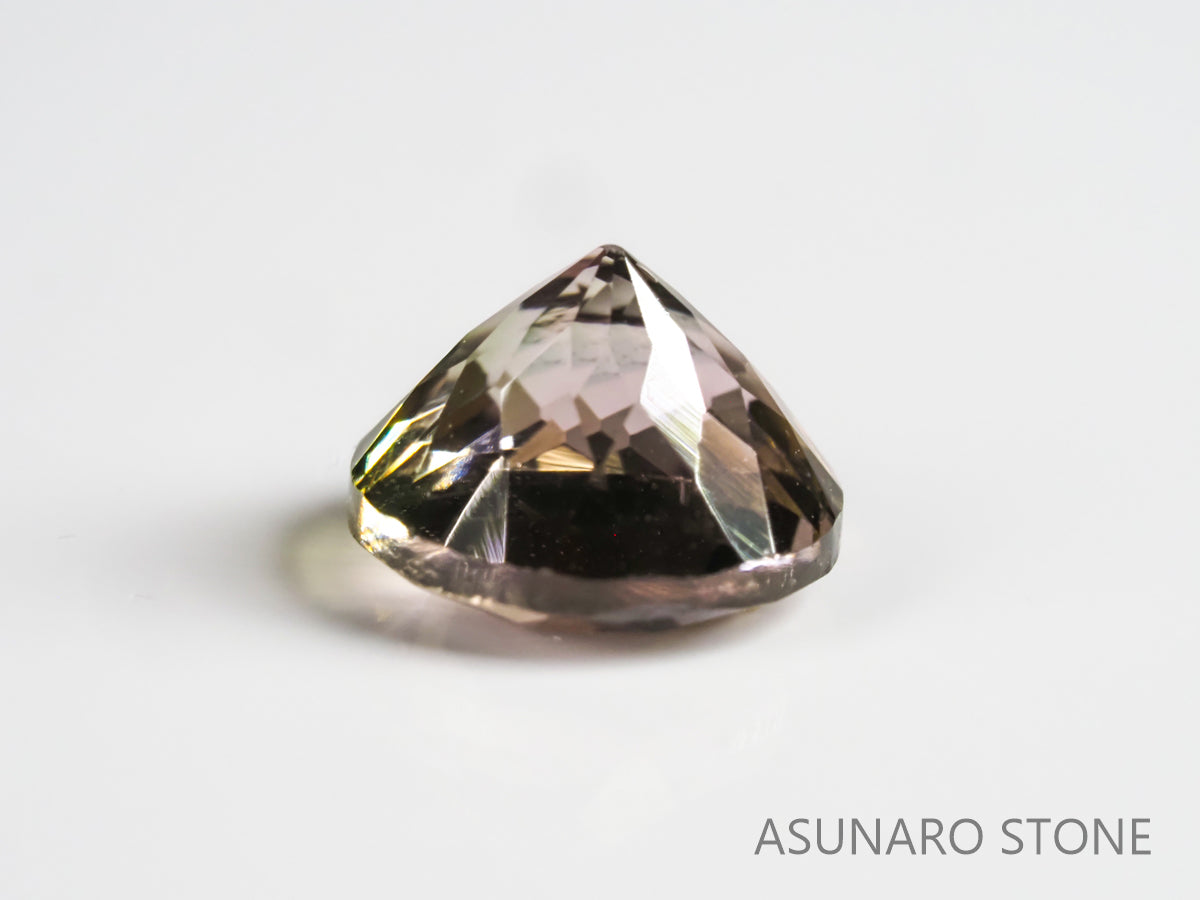 バイカラートルマリン ラウンドカット ブラジル産 1.21ct【pt21050295】