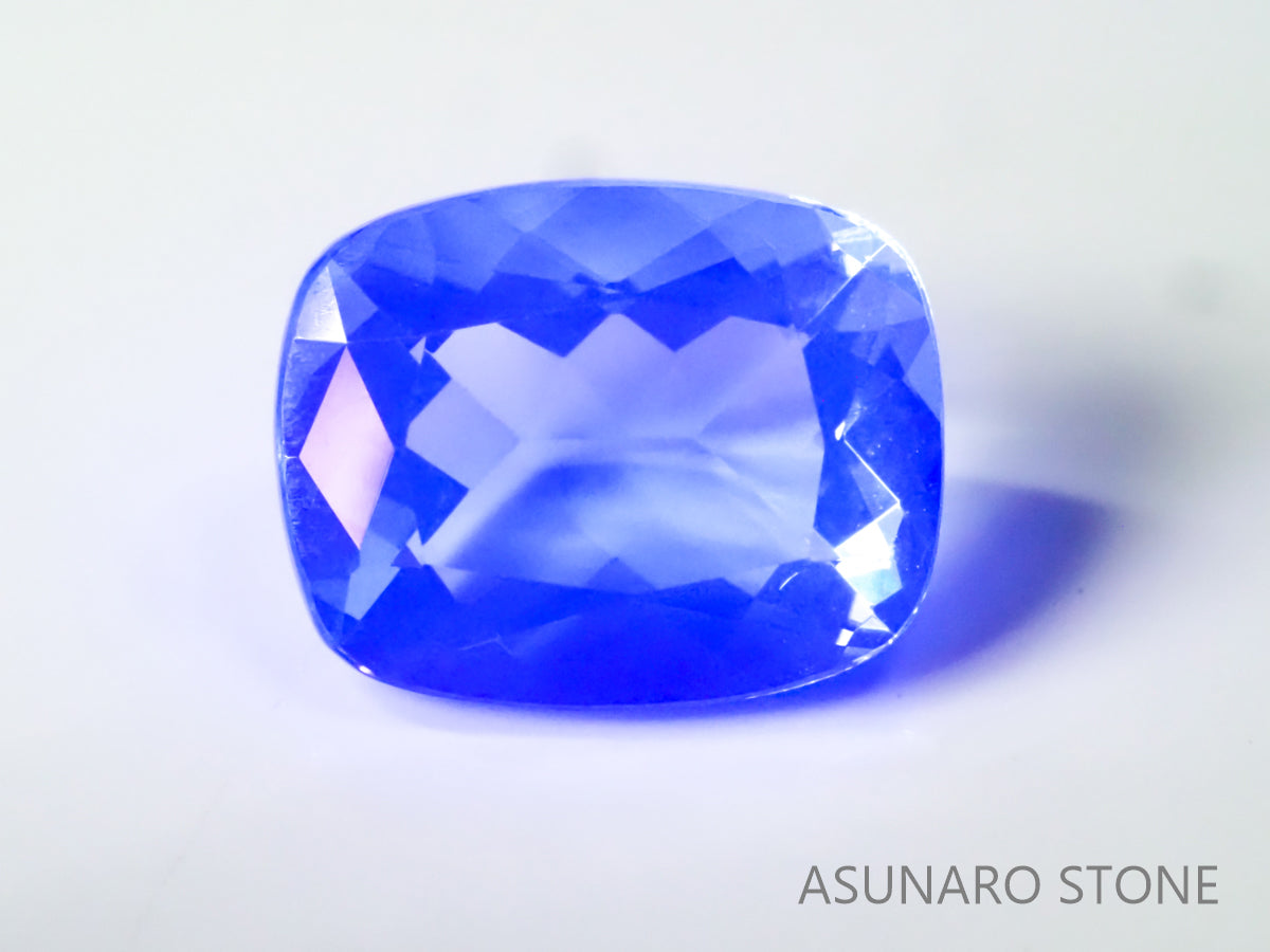 フローライト クッションカット イギリス・ロジャリー鉱山産 3.02ct【tm210605-0307】