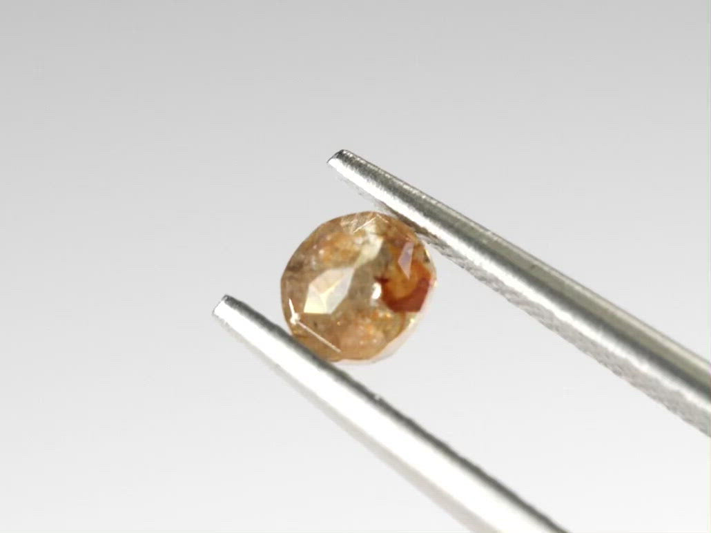 カラーダイヤモンド ローズカット コンゴ・ザイール産 0.47ct【da210629-261】