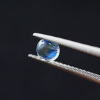 アンデシンラブラドライト  ラウンドカボション　インド産　　0.35ct【211129-544】