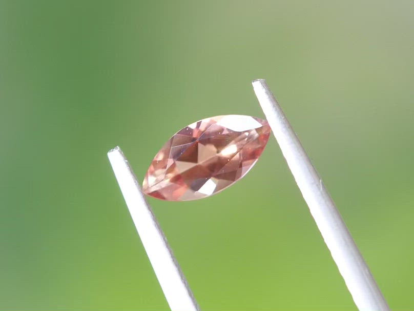 オレゴンサンストーン マーキスカット アメリカ産 0.47ct【os210608-363】