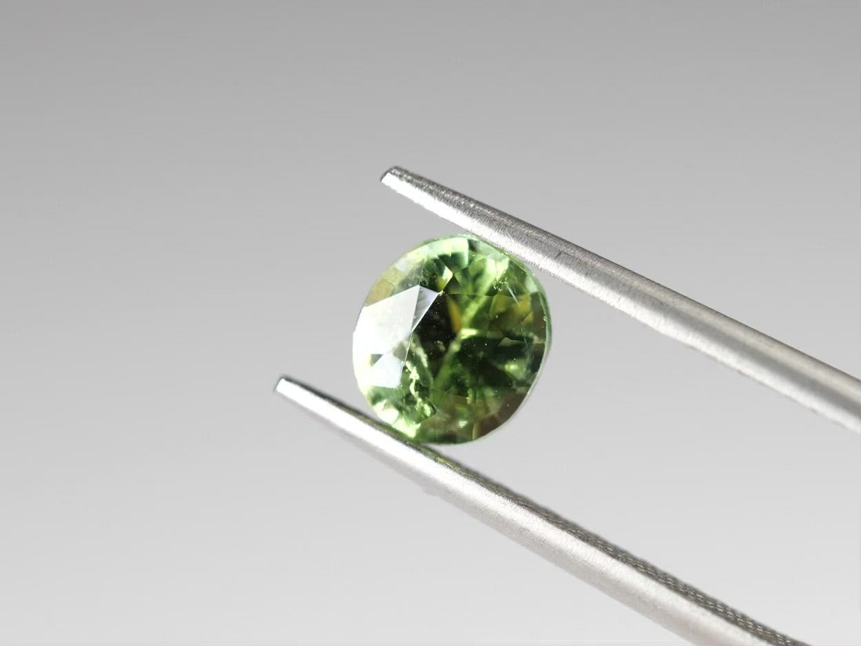 ミントトルマリン オーバルカット アフガニスタン産1.22ct【tm210731-321】