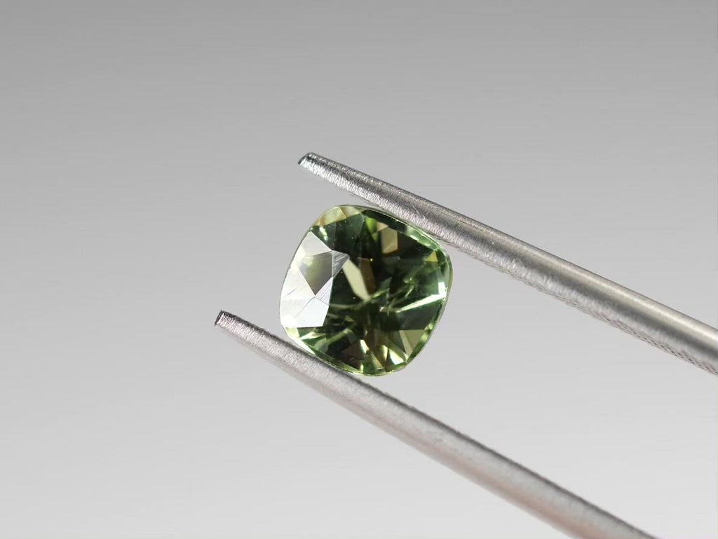 ミントトルマリン クッションカット アフガニスタン産1.16ct【tm210908-322】
