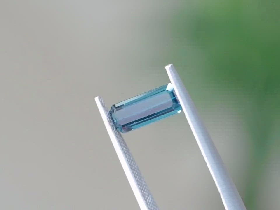 ブルートルマリン オクタゴナルカット アフガニスタン産 1.12ct【tm210602-334】